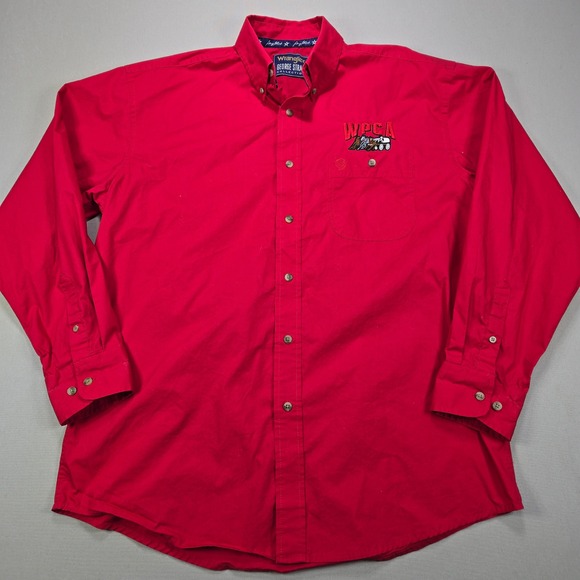 Wrangler George Strait Collection Other - Wrangler George Strait Collection Men Red WPCA Western Button Down Shirt MGS274R